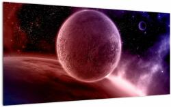 Mivali Tablou pe sticlă - Planetă, dintr-o bucată 100x50 cm pe sticlă (V023183V10050GD)
