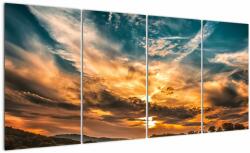 Mivali Tablou cu nori, din patru bucăți 160x80 cm (V020886V16080)