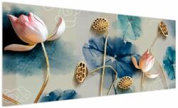 Mivali Tablou cu flori, dintr-o bucată 250x125 cm (V022307V250125)