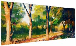 Mivali Tablou - Pădure de vară însorită, pictură, dintr-o bucată 250x125 cm (V023200V250125)