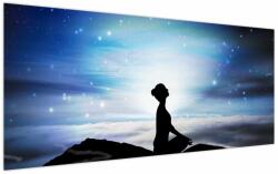 Mivali Tablou - Femaia meditând, dintr-o bucată 120x50 cm (V023606V12050)