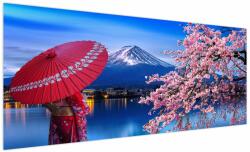 Mivali Tablou - cu privire la munte - Japonia, dintr-o bucată 250x125 cm (V022397V250125)