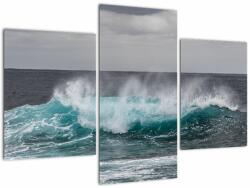 Mivali Tablou - Valuri pe ocean, din trei bucăți 90x60 cm (V022449V90603PCS)