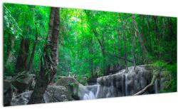 Mivali Tablou - Cascada Erawan, Kanchanaburi, Thailanda, dintr-o bucată 100x40 cm (V023212V10040)