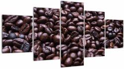 Mivali Tablou cu boabe de cafea, din cinci bucăți 150x80 cm (V021224V150805PCS)