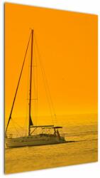 Mivali Tablou - Barca în mijlocul mării, dintr-o bucată 60x90 cm (V022634V6090)