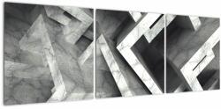 Mivali Tablou cu cuburi abstracte, din trei bucăți 120x40 cm (V022004V12040)