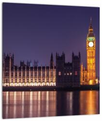 Mivali Tablou pe sticlă Londra, dintr-o bucată 30x30 cm pe sticlă (V020026V3030GD)