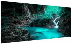 Mivali Tablou - Oază turcoaz, dintr-o bucată 200x100 cm (V024104V200100)