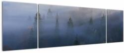 Mivali Tablou - Pădure în ceță, Carpați, Ucraina, din trei bucăți 170x50 cm (V023077V17050)