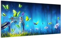 Mivali Tablou pe sticlă - Libertate, dintr-o bucată 100x50 cm pe sticlă (V022811V10050GD)