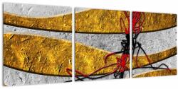 Mivali Tablou abstract, din trei bucăți 90x30 cm (V022081V9030)