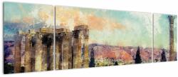 Mivali Tablou - Acropole, Atena, Grecia, din trei bucăți 170x50 cm (V022915V17050)