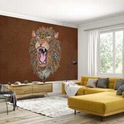 Mivali Fototapet - Leu mandala, vlies, 147x102 cm (T100890TQ3)