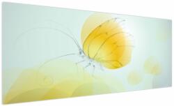 Mivali Tablou - Fluturele galben, dintr-o bucată 250x125 cm (V023641V250125)