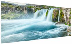 Mivali Tablou - Stânci și cascade, dintr-o bucată 250x125 cm (V023760V250125)