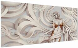 Mivali Tablou - Zeița motiv floral, dintr-o bucată 200x100 cm (V022976V200100)
