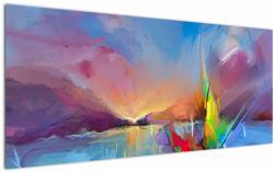 Mivali Tablou - Apus de soare, dintr-o bucată 120x50 cm (V022368V12050)