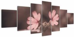 Mivali Tablou cu floare roz, din șapte bucăți 210x100 cm (V020375V210100)