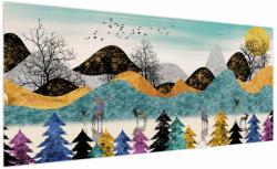 Mivali Tablou fgrafic cu cebi, dintr-o bucată 200x100 cm (V022183V200100)