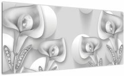 Mivali Tablou -Design flori, dintr-o bucată 100x40 cm (V022490V10040)