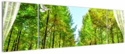 Mivali Tablou - Privire spre pădure, din trei bucăți 170x50 cm (V022867V17050)