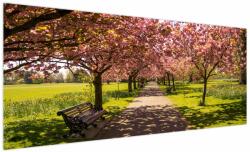 Mivali Tablou - livada cu cireși, dintr-o bucată 250x125 cm (V020679V250125)