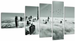 Mivali Tablou - Zgârie-nori, dubai, din cinci bucăți 110x60 cm (V022471V11060)