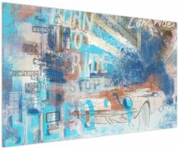 Mivali Tablou - Născut să călătorească, dintr-o bucată 150x100 cm (V022866V150100)