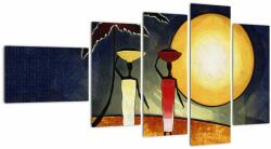 Mivali Tabloupicturii străveche, din cinci bucăți 110x60 cm (V022034V11060)