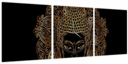 Mivali Tablou - Buddha auriu (cu ceas) (V023597V9030C)