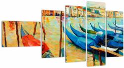 Mivali Tablou - Port în Veneția, din cinci bucăți 110x60 cm (V023366V11060)