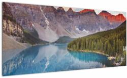 Mivali Tablou - Peisaj montan din Canada, dintr-o bucată 100x40 cm (V021993V10040)