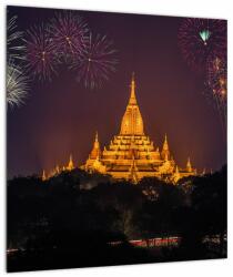 Mivali Tablou cu artificii în Asia, dintr-o bucată 40x40 cm (V020037V4040)