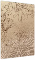 Mivali Tablou - Flori desenate, dintr-o bucată 50x70 cm (V024012V5070)