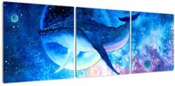 Mivali Tablou - Balena spațială, din trei bucăți 120x40 cm (V023019V12040)