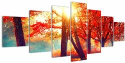 Mivali Tablou - Peisaj de toamnă, din șapte bucăți 210x100 cm (V022480V210100)