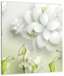 Mivali Tablou cu flori, dintr-o bucată 30x30 cm (V022308V3030)