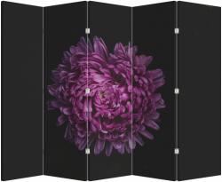 Mivali Paravan - Floare violetă, din 5 bucăți, 210x170 cm (P020427P225180)