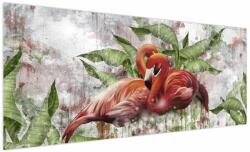 Mivali Tablou - Flamingo, dintr-o bucată 250x125 cm (V024088V250125)