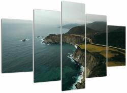 Mivali Tablou - Stânci în ocean, din cinci bucăți 150x105 cm (V022446V150105)