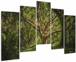 Mivali Tablou cu copaci, din cinci bucăți 125x90 cm (V021216V12590)