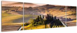 Mivali Tablou cu peisaj în carte, din trei bucăți 170x50 cm (V020965V17050)