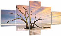 Mivali Tablou - Copacul în ocean, din cinci bucăți 125x70 cm (V023279V12570)