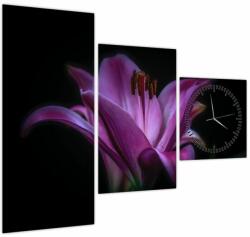 Mivali Tablou crinul (cu ceas), din trei bucăți 90x70 cm cu ceas (V021729V9070C)