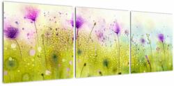 Mivali Tablou - Flori de luncă, din trei bucăți 120x40 cm (V021455V12040)
