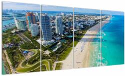 Mivali Tablou - Miami, Florida, din patru bucăți 160x80 cm (V022482V16080)