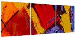 Mivali Tablou cu abstracție, din trei bucăți 90x30 cm (V021139V9030)