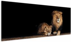 Mivali Tablou - Leu și leoaică, dintr-o bucată 145x58 cm (V022957V14558)