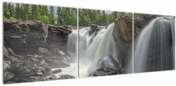 Mivali Tablou cu cascade, din trei bucăți 150x50 cm (V020852V15050)